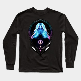 Meditation Girl 01 Long Sleeve T-Shirt